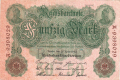 Germany 1 50 Mark, 21. 4.1910